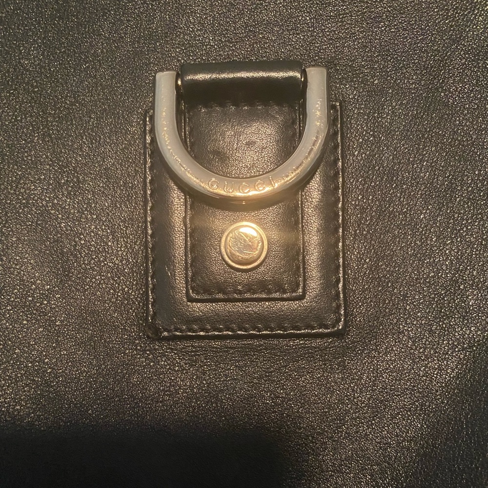authentic Gucci Black Leather Abbey Hobo Bag - Picture 3 of 12